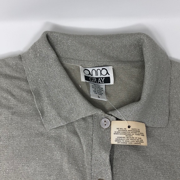 Anna Gray Sparkle Short Sleeve Metallic Cardigan - Picture 2 of 8